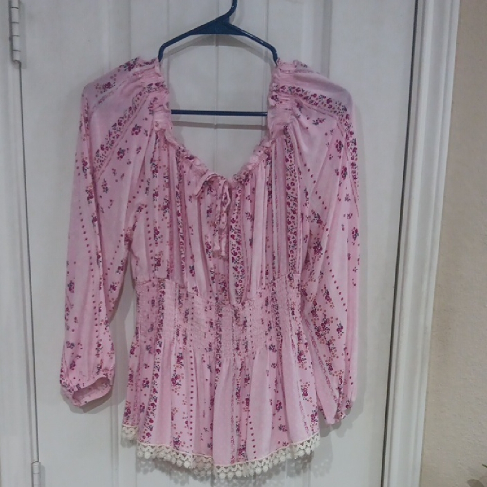 Floral Pink Women's Top